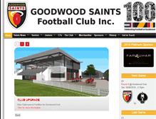 Tablet Screenshot of goodwoodsaints.com.au